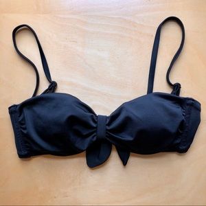 🌿Uniqlo Black Strapless Bikini Top | S🌿